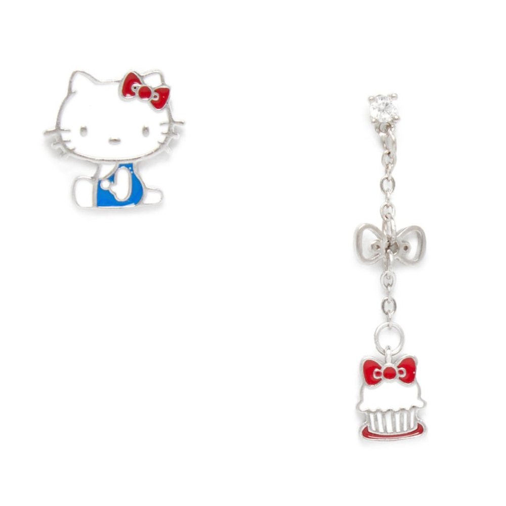 Hello Kitty "Cake" Silver Earrings (Set of 2)